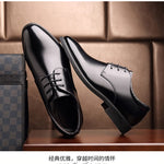 [Luxury Brand PU Leather Fashion Men Business Dress Loafers Pointy Black Shoes Oxford Breathable Formal Wedding Shoes From $25.64 VIEW] - [happygostore