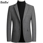 BOLUBAO Men Suit Brand New Men's Blazer Luxury Wool Thick Men Classic Business Suits Jacket Male Luxurious Slim Blazers