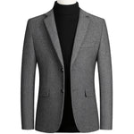 BOLUBAO Men Suit Brand New Men's Blazer Luxury Wool Thick Men Classic Business Suits Jacket Male Luxurious Slim Blazers