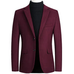 BOLUBAO Men Suit Brand New Men's Blazer Luxury Wool Thick Men Classic Business Suits Jacket Male Luxurious Slim Blazers