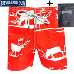 Promotion Beach Mens Board Shorts 2020 Brand Brevile pullquin Boardshorts Man Swimwear Turtles Swimtrunks Quick Dry + Gifts Bag