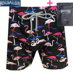 Promotion Beach Mens Board Shorts 2020 Brand Brevile pullquin Boardshorts Man Swimwear Turtles Swimtrunks Quick Dry + Gifts Bag