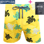Promotion Beach Mens Board Shorts 2020 Brand Brevile pullquin Boardshorts Man Swimwear Turtles Swimtrunks Quick Dry + Gifts Bag