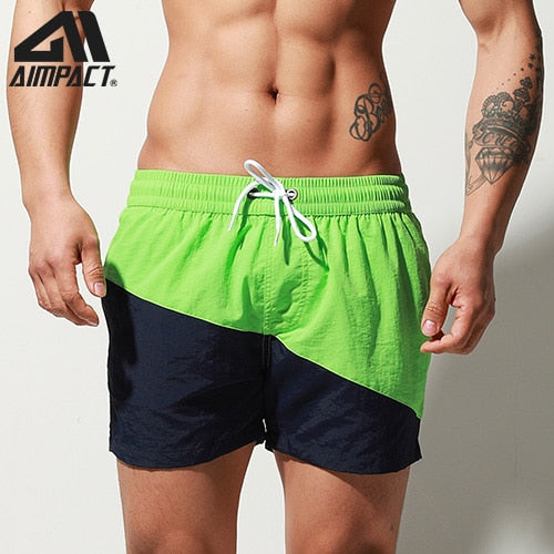 Aimpact Fast Dry Mens Beachwear Sport Running Hybrid Shorts