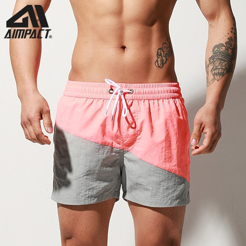 Aimpact Fast Dry Mens Beachwear Sport Running Hybrid Shorts