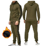 2020 Brand Sport Suit Men Quick Dry Sports Suits Loose Tracksuits Mens Spring Autumn Fitness Running Sets Warm Jogging Tracksuit