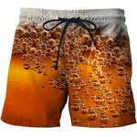 2019 beer 3D Print Summer Beach Shorts Mascuino Streetwear Men Board Vacation Shorts Anime Short Plage Casual Quick Dry New