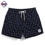 QIKERBONG Men Beach Shorts Board Trunks Shorts Casual Quick Drying Male Swimwear Swimsuits Bermuda Casual Active Sweatpants