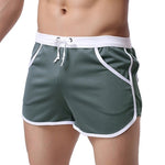 2020 Fashion Male Shorts Quick Dry Summer Men's Beach Shorts Casual Swim Black Household G Pocket Straps Inside Trunks Man Short