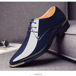 [Luxury Brand PU Leather Fashion Men Business Dress Loafers Pointy Black Shoes Oxford Breathable Formal Wedding Shoes From $25.64 VIEW] - [happygostore