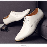 [Luxury Brand PU Leather Fashion Men Business Dress Loafers Pointy Black Shoes Oxford Breathable Formal Wedding Shoes From $25.64 VIEW] - [happygostore