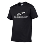 Fashion Alpinestars t-shirt Shorts Set Men Summer 2pc Tracksuit+Shorts Sets Beach Mens Casual Tee Shirts Set Sportswears S-XXL