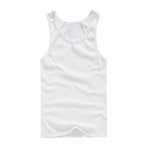 YJSFG HOUSE HOT Sale Men's Casual Tank Tops Summer Bodybuilding Sleeveless Vest Square Collar Fashion Male Tees