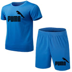 GRRCEECmen's sports coat set sport shirt men running shorts 2pcs gym suit for soccer fitness men sportswear t-shirts sets
