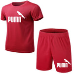 GRRCEECmen's sports coat set sport shirt men running shorts 2pcs gym suit for soccer fitness men sportswear t-shirts sets