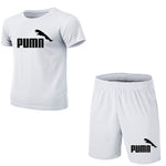 GRRCEECmen's sports coat set sport shirt men running shorts 2pcs gym suit for soccer fitness men sportswear t-shirts sets