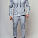 Hirigin 2 pieces Autumn Running tracksuit men Sweatshirt Sports Set Gym Clothes Men Sport Suit Training Suit Sport Wear