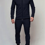 Hirigin 2 pieces Autumn Running tracksuit men Sweatshirt Sports Set Gym Clothes Men Sport Suit Training Suit Sport Wear