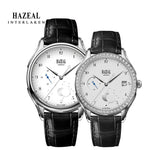 HAZEAL Couple Watch For Lover Original Design женские часы Men Quartz Watch Switzerland Luxury Womens Wristwatch Sapphire