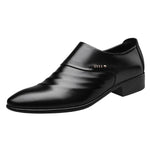 [Luxury Brand PU Leather Fashion Men Business Dress Loafers Pointy Black Shoes Oxford Breathable Formal Wedding Shoes From $25.64 VIEW] - [happygostore