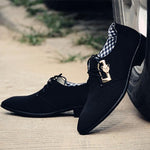 [Luxury Brand PU Leather Fashion Men Business Dress Loafers Pointy Black Shoes Oxford Breathable Formal Wedding Shoes From $25.64 VIEW] - [happygostore