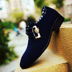 [Luxury Brand PU Leather Fashion Men Business Dress Loafers Pointy Black Shoes Oxford Breathable Formal Wedding Shoes From $25.64 VIEW] - [happygostore