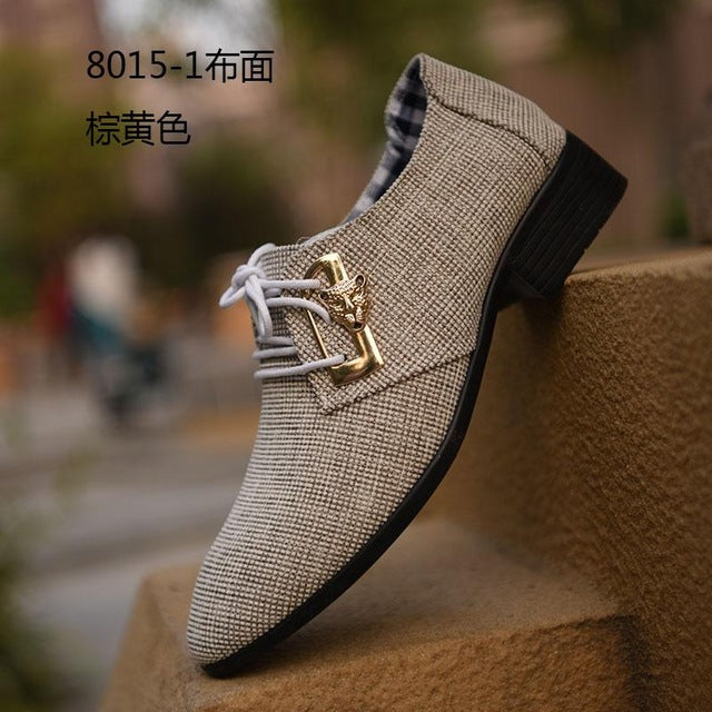 [Luxury Brand PU Leather Fashion Men Business Dress Loafers Pointy Black Shoes Oxford Breathable Formal Wedding Shoes From $25.64 VIEW] - [happygostore