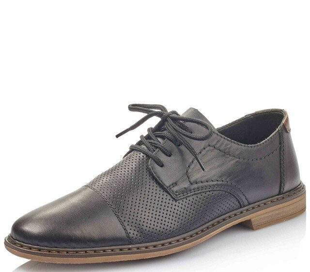 [Luxury Brand PU Leather Fashion Men Business Dress Loafers Pointy Black Shoes Oxford Breathable Formal Wedding Shoes From $25.64 VIEW] - [happygostore