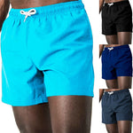Men Quick Dry Solid Swimming Shorts For Men Swimwear Man Swimsuit Swim Trunks Summer Bathing Beach Wear Surf Boxer