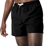 Men Quick Dry Solid Swimming Shorts For Men Swimwear Man Swimsuit Swim Trunks Summer Bathing Beach Wear Surf Boxer
