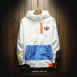 2019 hot sale men's clothing brand men's outdoor waterproof jacket zipper jacket hooded design jacket jacket large size 5XL