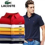 Men Summer Polo Shirt Brand Fashion Cotton Short Sleeve Polo Crocodile Shirts Male Solid Jersey Breathable Tops Tees