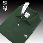 Men Summer Polo Shirt Brand Fashion Cotton Short Sleeve Polo Crocodile Shirts Male Solid Jersey Breathable Tops Tees 5566